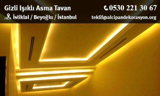 Beyoğlu Gizli Işıklı Asma Tavan Uygulama Çözümleri
