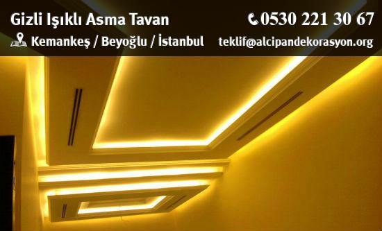 Beyoğlu Gizli Işıklı Asma Tavan Uygulama Çözümleri