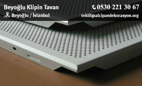 Beyoğlu Klipin Tavan Uygulama Çözümleri