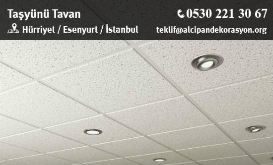 Esenyurt Taşyünü Tavan Uygulama Çözümleri