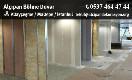 Maltepe Alçıpan Bölme Duvar Uygulama Çözümleri