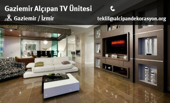 Gaziemir Alçıpan TV Ünitesi Uygulama Çözümleri
