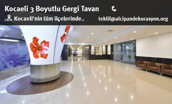 Kocaeli 3 Boyutlu Gergi Tavan İletişim Bilgileri