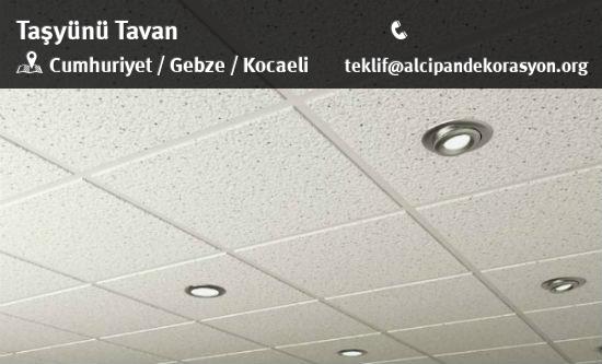 Gebze Taşyünü Tavan Uygulama Çözümleri