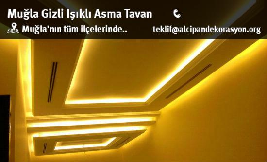 Muğla Gizli Işıklı Asma Tavan İletişim Bilgileri