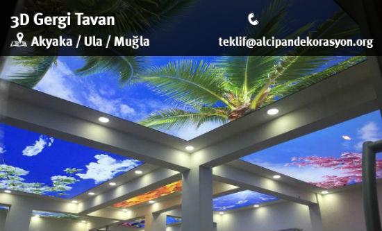 Ula 3D Gergi Tavan Uygulama Çözümleri
