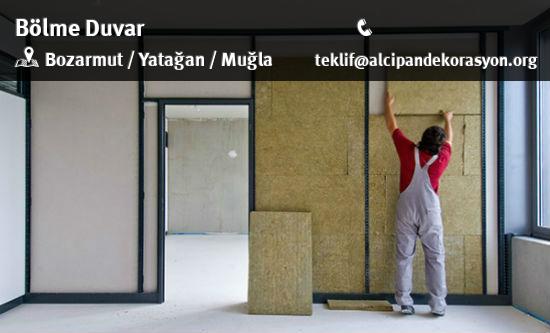 Yatağan Bölme Duvar Uygulama Çözümleri